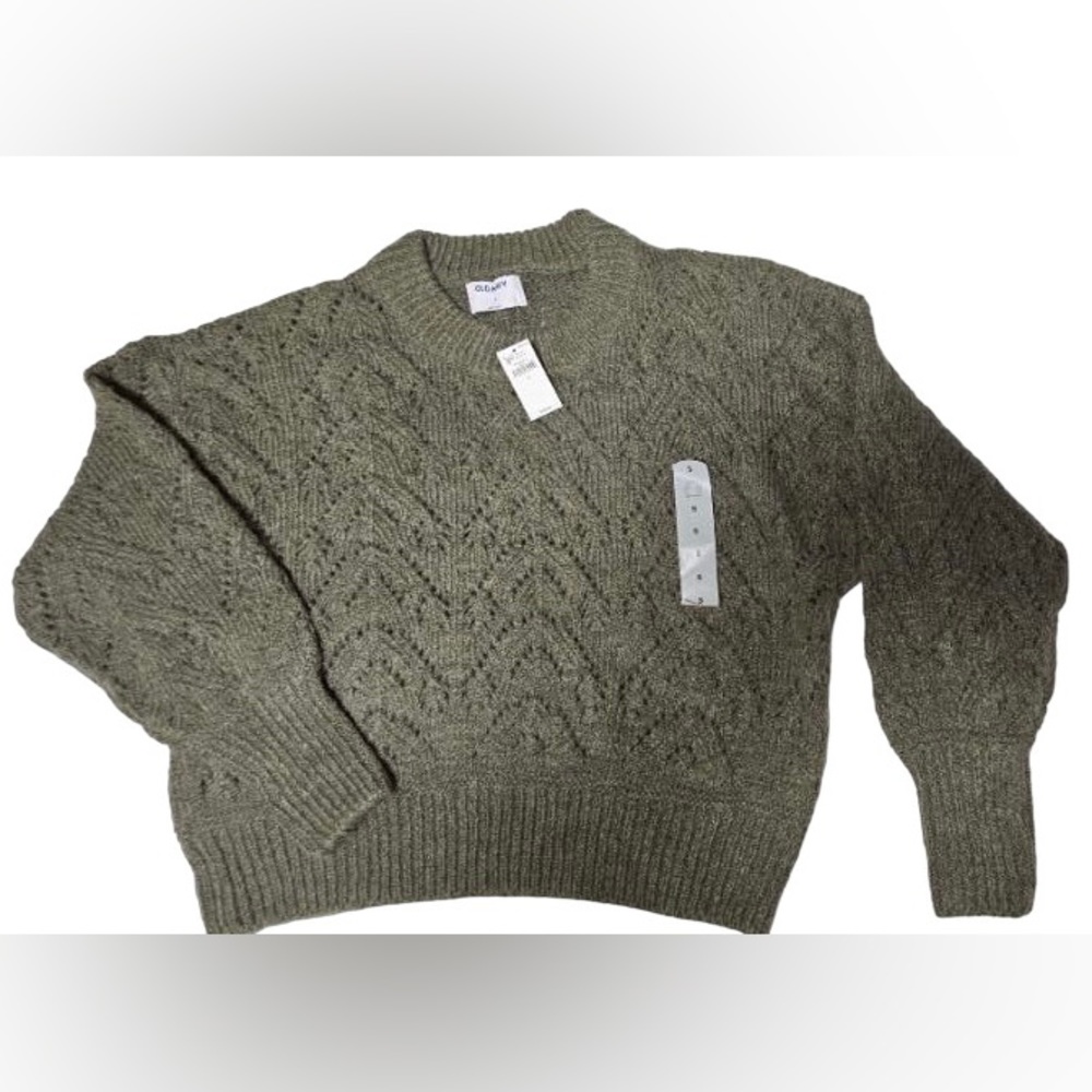 🔴3/$18 NWT Old Navy Women’s Sweater - Color Green - Size S